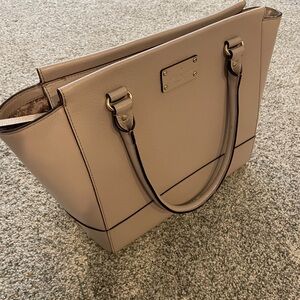 Kate Spade Pink/Beige Tote Bag